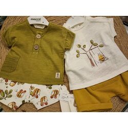 1610 Conjunto de cuatro piezas mayoral. ROPA PARA BEBES ,PREMAMA Y COLEGIAL - DE 0 5 AÑOS INFANTIL VERANO RECIEN NACIDO MAYORAL