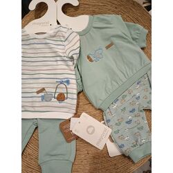 1612 Conjunto de cuatro piezas mayoral. ROPA PARA BEBES ,PREMAMA Y COLEGIAL - DE 0 5 AÑOS INFANTIL VERANO RECIEN NACIDO MAYORAL