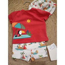 1618 Conjunto baño con gorro mayoral. ROPA PARA BEBES ,PREMAMA Y COLEGIAL - DE 0 5 AÑOS INFANTIL VERANO RECIEN NACIDO MAYORAL