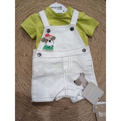 1622 Conjunto peto tejano mayoral. ROPA PARA BEBES ,PREMAMA Y COLEGIAL - DE 0 5 AÑOS INFANTIL VERANO RECIEN NACIDO MAYORAL 0-1