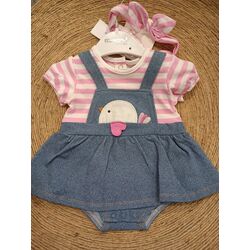 1658 Pelele falda mayoral. ROPA PARA BEBES ,PREMAMA Y COLEGIAL - DE 0 5 AÑOS INFANTIL VERANO RECIEN NACIDO MAYORAL 0-1 55 CM .