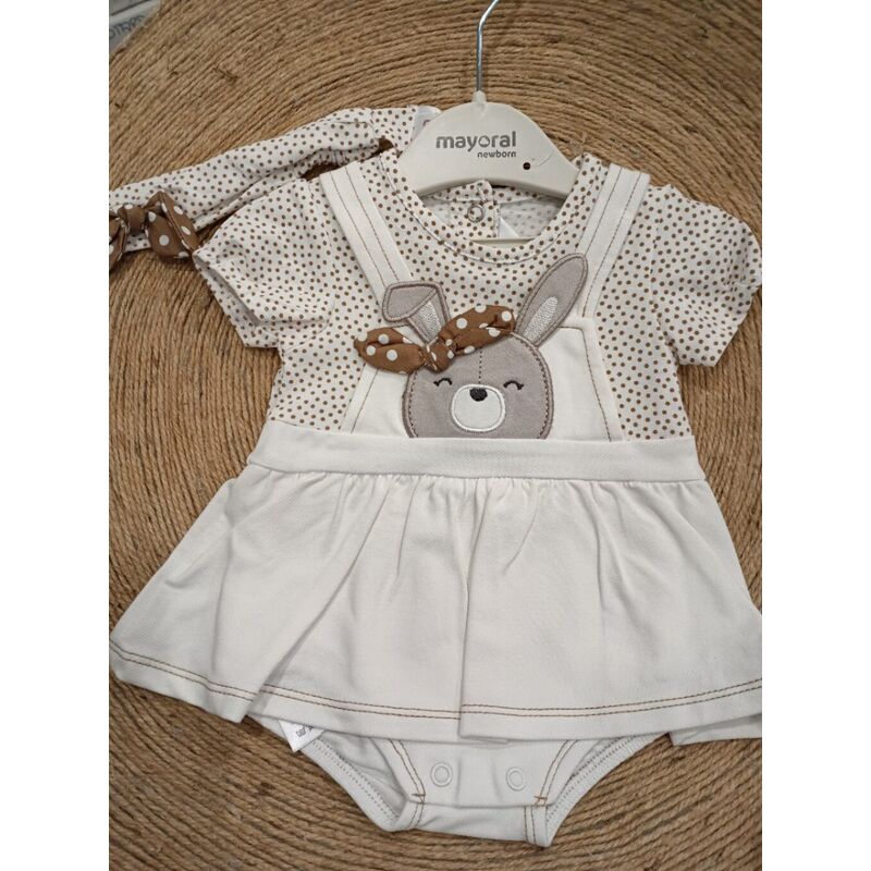 1658 Pelele falda mayoral. ROPA PARA BEBES ,PREMAMA Y COLEGIAL - DE 0 5 AÑOS INFANTIL VERANO RECIEN NACIDO MAYORAL 0-1 55 CM .