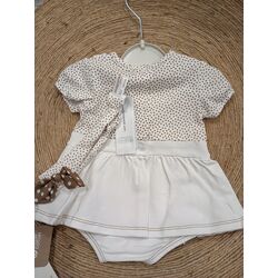 1658 Pelele falda mayoral. ROPA PARA BEBES ,PREMAMA Y COLEGIAL - DE 0 5 AÑOS INFANTIL VERANO RECIEN NACIDO MAYORAL 0-1 55 CM .