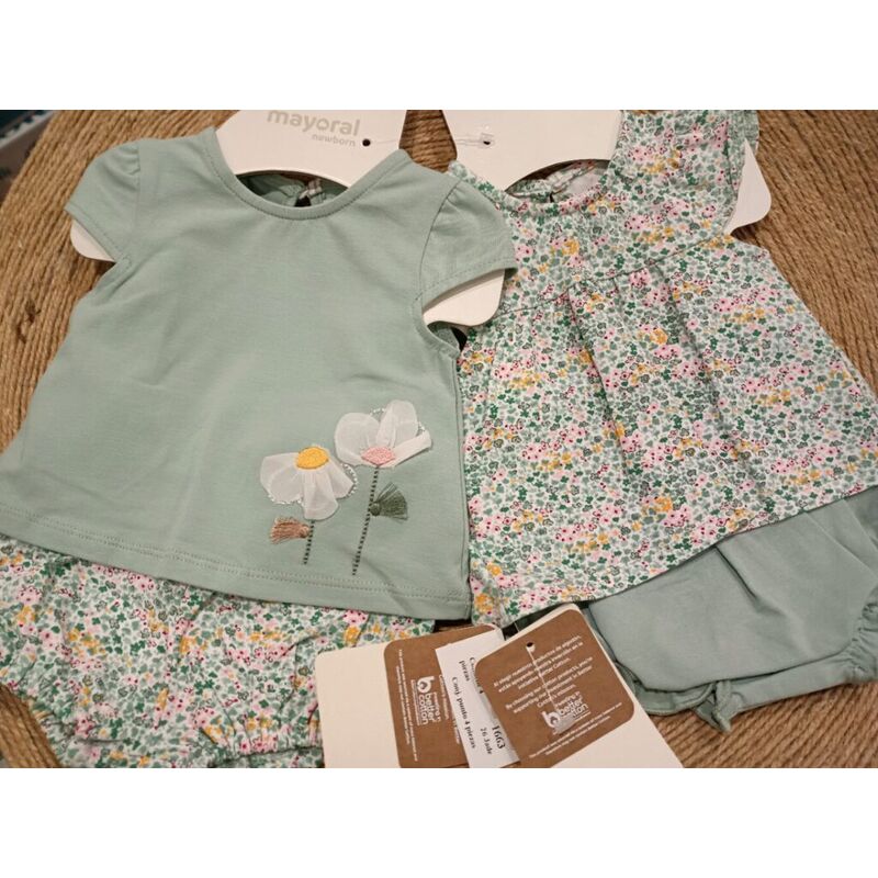 1663 Conjunto Punto cuatro piezas mayoral. ROPA PARA BEBES ,PREMAMA Y COLEGIAL - DE 0 5 AÑOS INFANTIL VERANO RECIEN NACIDO