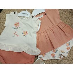 1664 Conjunto cuatro piezas mayoral. ROPA PARA BEBES ,PREMAMA Y COLEGIAL - DE 0 5 AÑOS INFANTIL VERANO RECIEN NACIDO MAYORAL 0-1