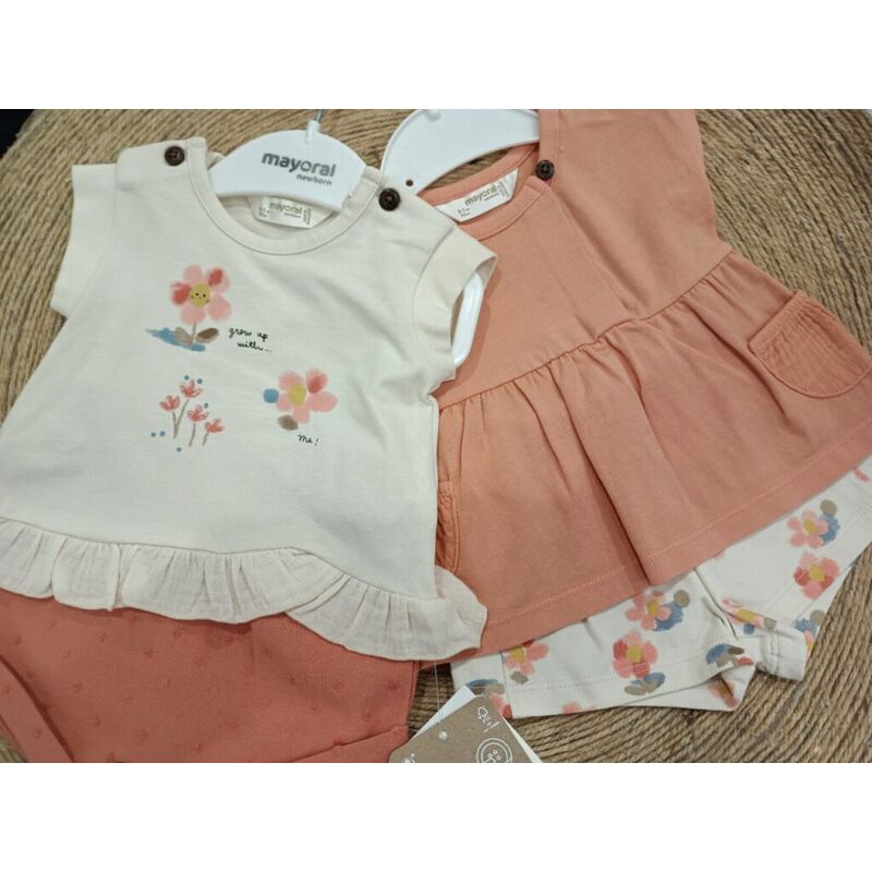 1664 Conjunto cuatro piezas mayoral. ROPA PARA BEBES ,PREMAMA Y COLEGIAL - DE 0 5 AÑOS INFANTIL VERANO RECIEN NACIDO MAYORAL 0-1