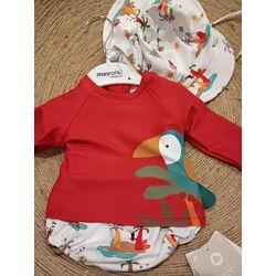 1669 Conjunto  baño Mayoral. ROPA PARA BEBES ,PREMAMA Y COLEGIAL - DE 0 5 AÑOS INFANTIL VERANO RECIEN NACIDO MAYORAL 0-1 55 CM .