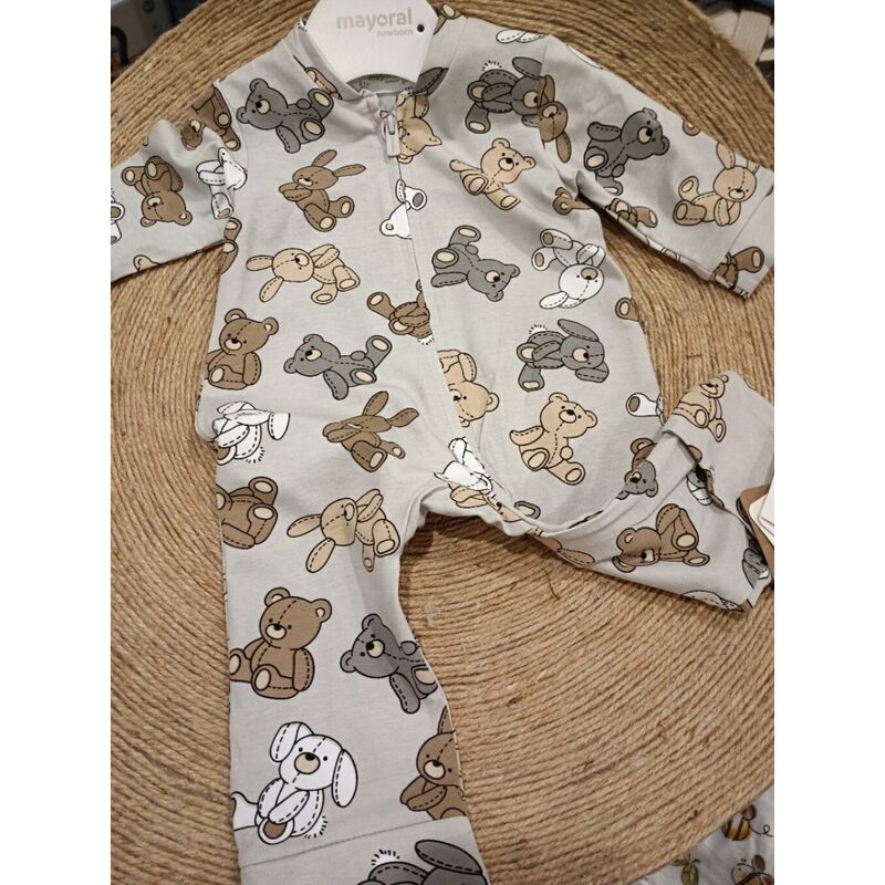 1710 Pelele largo pie con ver mayoral. ROPA PARA BEBES ,PREMAMA Y COLEGIAL - DE 0 5 AÑOS INFANTIL VERANO RECIEN NACIDO MAYORAL