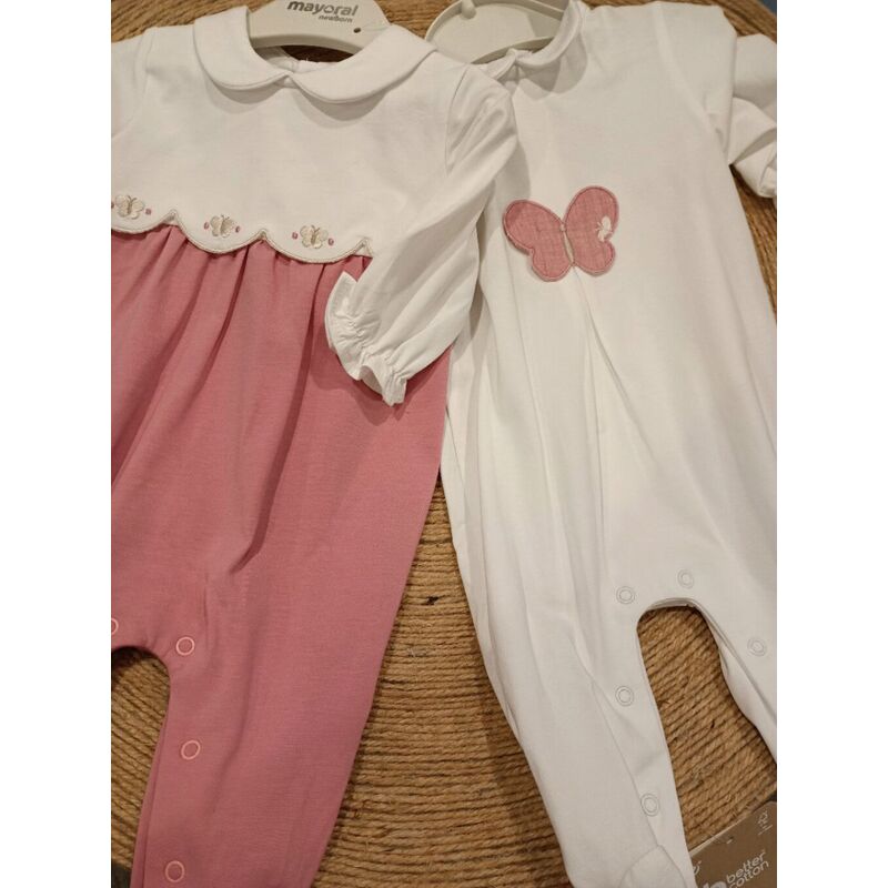 1751 Set de dos pijamas largos mayoral. ROPA PARA BEBES ,PREMAMA Y COLEGIAL - DE 0 5 AÑOS INFANTIL VERANO RECIEN NACIDO MAYORAL