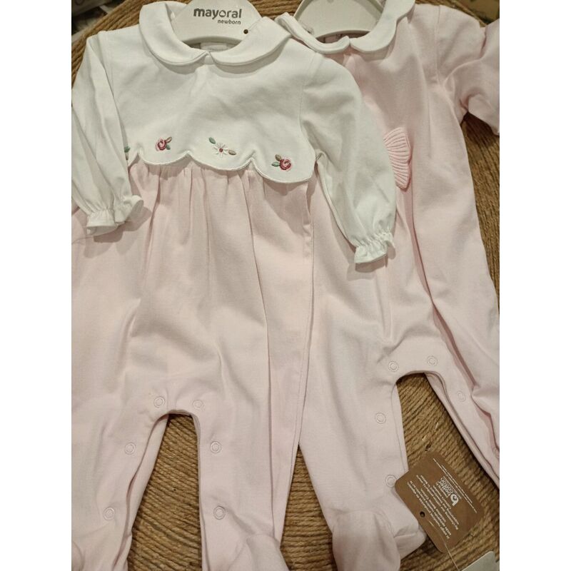 1751 Set de dos pijamas largos mayoral. ROPA PARA BEBES ,PREMAMA Y COLEGIAL - DE 0 5 AÑOS INFANTIL VERANO RECIEN NACIDO MAYORAL