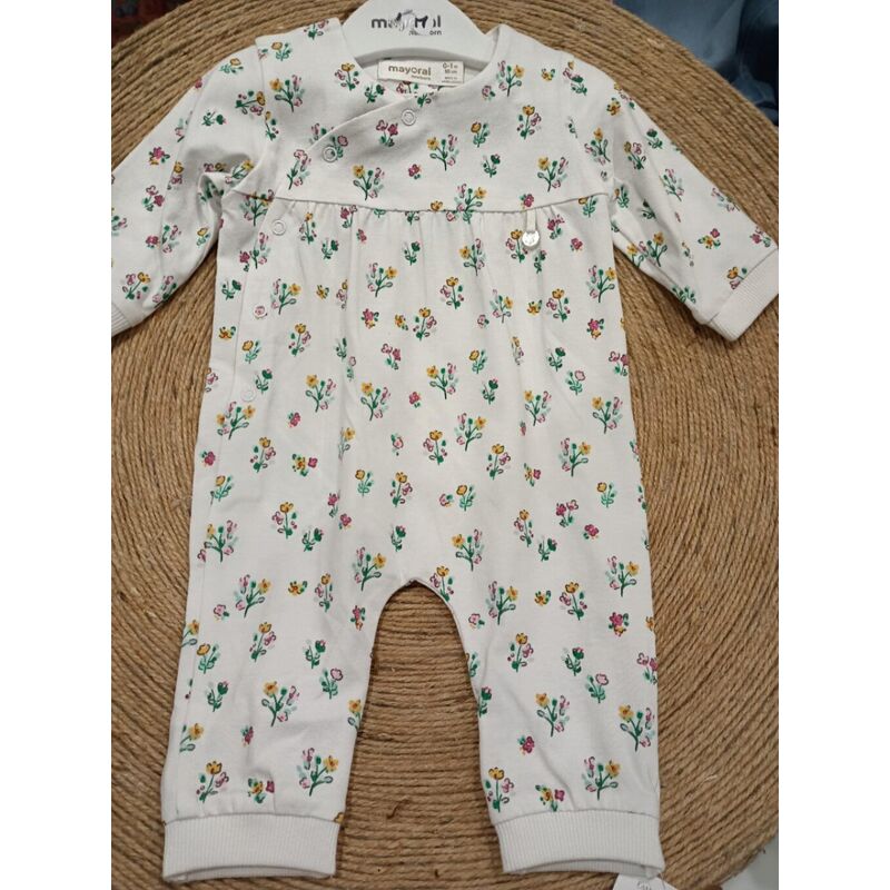 1753 Pijama largo Mayoral. ROPA PARA BEBES ,PREMAMA Y COLEGIAL - DE 0 5 AÑOS INFANTIL VERANO RECIEN NACIDO MAYORAL 0-1 55 CM .