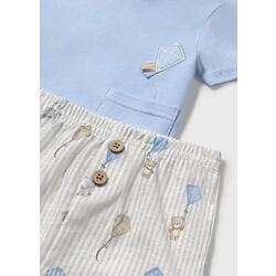 1202 Conj. pantalon corto camiseta Mayoral. ROPA PARA BEBES ,PREMAMA Y COLEGIAL - DE 0 5 AÑOS INFANTIL VERANO NIÑO Conjuntos .