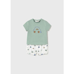 1204 Conj. pantalon corto bombacho Mayoral. ROPA PARA BEBES ,PREMAMA Y COLEGIAL - DE 0 5 AÑOS INFANTIL VERANO NIÑO Conjuntos .