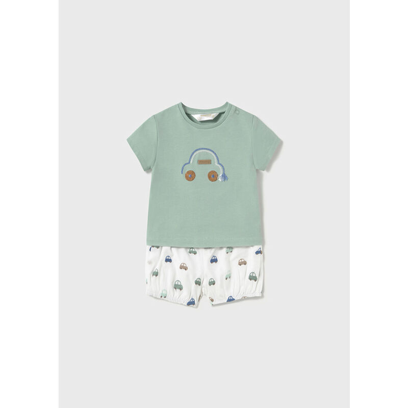 1204 Conj. pantalon corto bombacho Mayoral. ROPA PARA BEBES ,PREMAMA Y COLEGIAL - DE 0 5 AÑOS INFANTIL VERANO NIÑO Conjuntos .