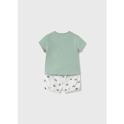 1204 Conj. pantalon corto bombacho Mayoral. ROPA PARA BEBES ,PREMAMA Y COLEGIAL - DE 0 5 AÑOS INFANTIL VERANO NIÑO Conjuntos .