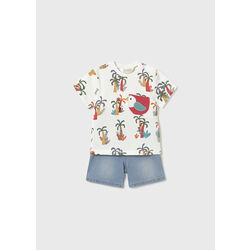 1216 Conj. pantalon corto Mayoral. ROPA PARA BEBES ,PREMAMA Y COLEGIAL - DE 0 5 AÑOS INFANTIL VERANO NIÑO Conjuntos . Color
