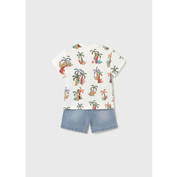 1216 Conj. pantalon corto Mayoral. ROPA PARA BEBES ,PREMAMA Y COLEGIAL - DE 0 5 AÑOS INFANTIL VERANO NIÑO Conjuntos . Color