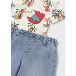 1216 Conj. pantalon corto Mayoral. ROPA PARA BEBES ,PREMAMA Y COLEGIAL - DE 0 5 AÑOS INFANTIL VERANO NIÑO Conjuntos . Color