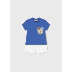 1216 Conj. pantalon corto Mayoral. ROPA PARA BEBES ,PREMAMA Y COLEGIAL - DE 0 5 AÑOS INFANTIL VERANO NIÑO Conjuntos . Color R65