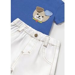 1216 Conj. pantalon corto Mayoral. ROPA PARA BEBES ,PREMAMA Y COLEGIAL - DE 0 5 AÑOS INFANTIL VERANO NIÑO Conjuntos . Color R65
