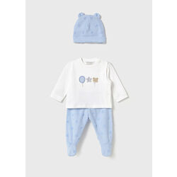 1557 Conj. polaina y gorro Mayoral. ROPA PARA BEBES ,PREMAMA Y COLEGIAL - DE 0 5 AÑOS INFANTIL VERANO Conjuntos Punto NIÑA NIÑO