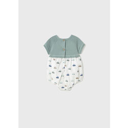 1604 Pelele tricot y plana Mayoral. ROPA PARA BEBES ,PREMAMA Y COLEGIAL - DE 0 5 AÑOS INFANTIL VERANO NIÑO NIÑA Peleles . TALLAS