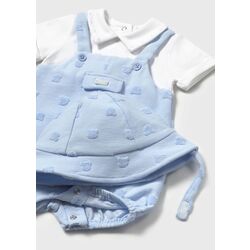1605 Pelele peto y gorro Mayoral. ROPA PARA BEBES ,PREMAMA Y COLEGIAL - DE 0 5 AÑOS INFANTIL VERANO NIÑO Conjuntos Ranita .