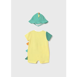 1617 Pelele corto punto y gorro Mayoral. ROPA PARA BEBES ,PREMAMA Y COLEGIAL - DE 0 5 AÑOS INFANTIL VERANO NIÑO Accesorios