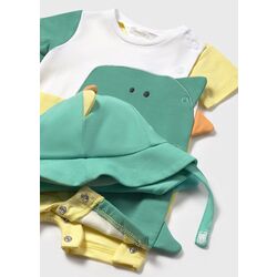 1617 Pelele corto punto y gorro Mayoral. ROPA PARA BEBES ,PREMAMA Y COLEGIAL - DE 0 5 AÑOS INFANTIL VERANO NIÑO Accesorios