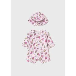 1619 Conj. baño pelele con gorro Mayoral. ROPA PARA BEBES ,PREMAMA Y COLEGIAL - DE 0 5 AÑOS INFANTIL VERANO NIÑO Conjunto baño