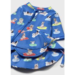 1619 Conj. baño pelele con gorro Mayoral. ROPA PARA BEBES ,PREMAMA Y COLEGIAL - DE 0 5 AÑOS INFANTIL VERANO NIÑO Conjunto baño
