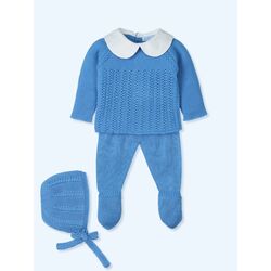 9610G Traje 3 Piezas con gorro Canesú sin costuras VIVID MAC ILUSION. ROPA PARA BEBES ,PREMAMA Y COLEGIAL - DE 0 5 AÑOS INFANTIL