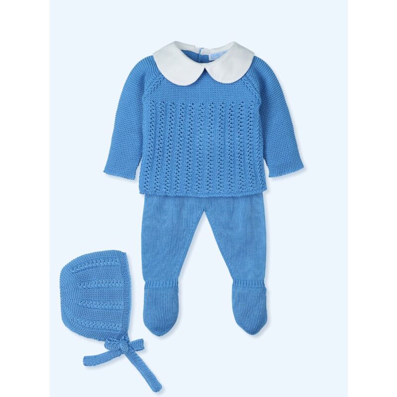9610G Traje 3 Piezas con gorro Canesú sin costuras VIVID MAC ILUSION. ROPA PARA BEBES ,PREMAMA Y COLEGIAL - DE 0 5 AÑOS INFANTIL