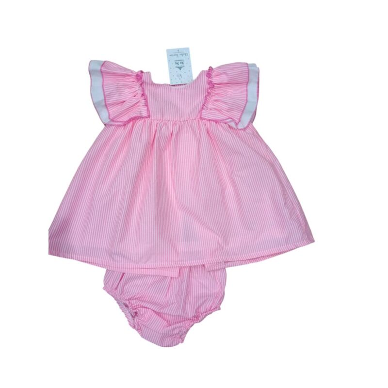 Jesusito de rayas flúor con Braga dulce tiovivo. ROPA PARA BEBES ,PREMAMA Y COLEGIAL - DE 0 5 AÑOS INFANTIL VERANO NIÑA Vestidos