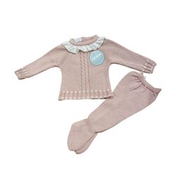 25041 Conjunto de dos piezas trenzas bodoques juliana. ROPA PARA BEBES ,PREMAMA Y COLEGIAL - DE 0 5 AÑOS INFANTIL VERANO
