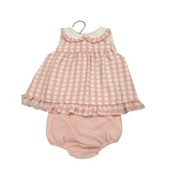 25147 Vestido corto con Braga Juliana. ROPA PARA BEBES ,PREMAMA Y COLEGIAL - DE 0 5 AÑOS INFANTIL VERANO NIÑA Vestidos . TALLAS