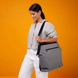 3748 BOLSO CAMBIADOR CONVERTIBLE HEATHER GREY NIKIDOM. COCHECITOS-CARRICOCHES PARA BEBE SACOS Y TEXTILES BOLSOS ,TALEGAS MALETAS