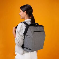 3748 BOLSO CAMBIADOR CONVERTIBLE HEATHER GREY NIKIDOM. COCHECITOS-CARRICOCHES PARA BEBE SACOS Y TEXTILES BOLSOS ,TALEGAS MALETAS