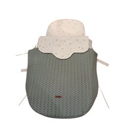 7200  CLEA MG  SACO CAPAZO REVERSIBLE CLEA MUSGO UZTURRE. COCHECITOS-CARRICOCHES PARA BEBE SACOS Y TEXTILES SILLA PASEO VERANO