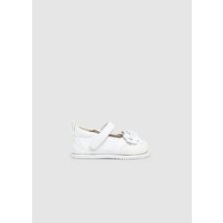 41616 Mercedita respetuosa Mayoral. ZAPATOS PARA BEBE - CALZADO NIÑA ZAPATILLAS DE LONETAS . CALZADO 18. Color Blanco. 