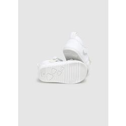 41616 Mercedita respetuosa Mayoral. ZAPATOS PARA BEBE - CALZADO NIÑA ZAPATILLAS DE LONETAS . CALZADO 18. Color Blanco. 
