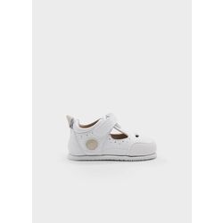 41660 Pepito respetuoso Mayoral. ZAPATOS PARA BEBE - CALZADO NIÑO NIÑA ZAPATILLAS DE LONETAS . CALZADO 18. Color Blanco. 
