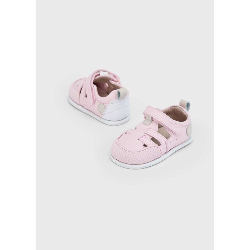 41662 Cangrejera respetuosa Mayoral. ZAPATOS PARA BEBE - CALZADO NIÑA NIÑO . CALZADO 18. Color Rosa. 