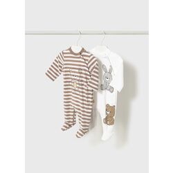 1709 Set 2 peleles largos Mayoral. ROPA PARA BEBES ,PREMAMA Y COLEGIAL - DE 0 5 AÑOS INTERIOR Pijamas Niño Niña INFANTIL VERANO