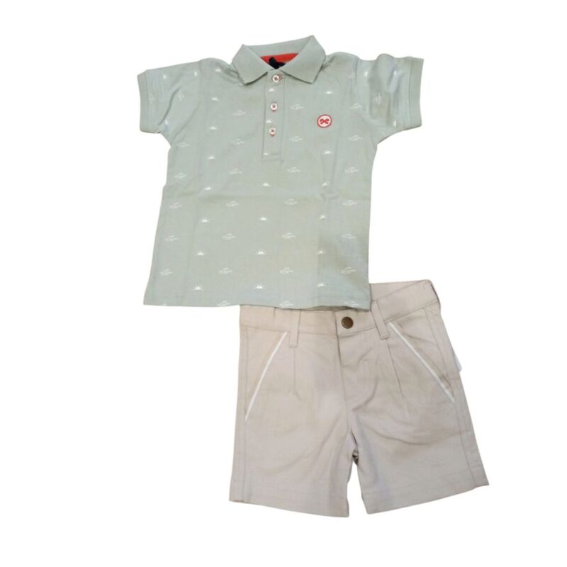 33711023C PANTALON CORTO BEBE NIÑO Y 371106P POLO BEBE MIRANDA. ROPA PARA BEBES ,PREMAMA Y COLEGIAL - DE 0 5 AÑOS INFANTIL