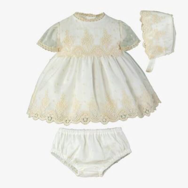 370020VBG VESTIDO BRAGUITA GORRO BEBE MIRANDA. ROPA PARA BEBES ,PREMAMA Y COLEGIAL - DE 0 5 AÑOS INFANTIL VERANO NIÑA Vestidos .