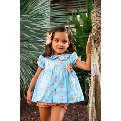 AFR007 Jesusito modelo Africa Daniesty. ROPA PARA BEBES ,PREMAMA Y COLEGIAL - DE 0 5 AÑOS INFANTIL VERANO NIÑA Vestidos . TALLAS