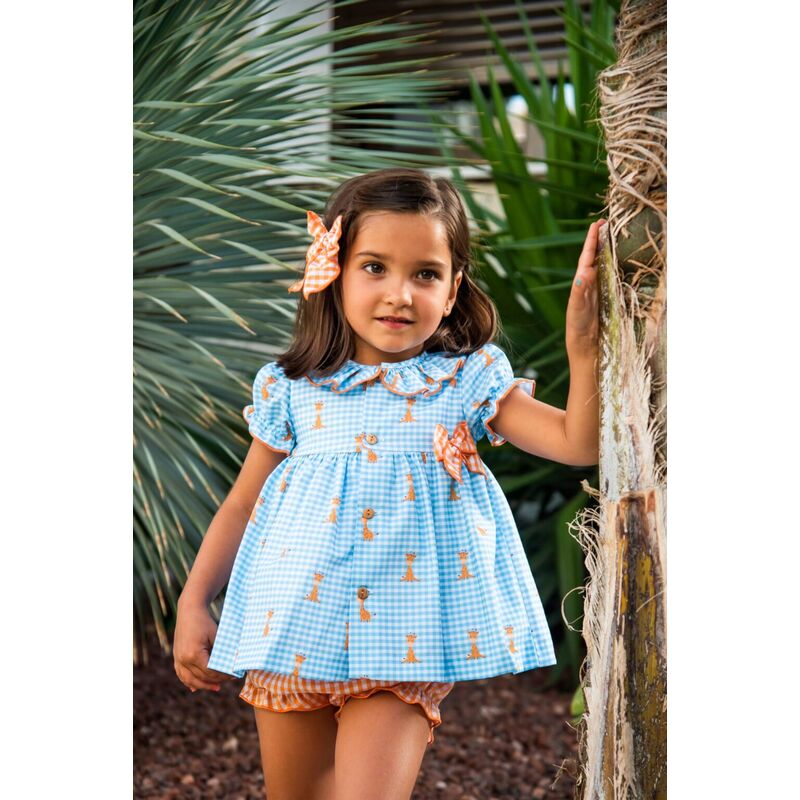 AFR007 Jesusito modelo Africa Daniesty. ROPA PARA BEBES ,PREMAMA Y COLEGIAL - DE 0 5 AÑOS INFANTIL VERANO NIÑA Vestidos . TALLAS