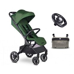 Easywalker Jackey2 XL + regalo de volante y organizador. COCHECITOS-CARRICOCHES PARA BEBE SILLAS DE PASEO . Color DEEP GREEN. 