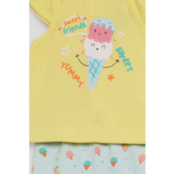 253060  Conjunto bebé niña Street Monkey. ROPA PARA BEBES ,PREMAMA Y COLEGIAL - DE 0 5 AÑOS INFANTIL VERANO NIÑA Conjuntos .
